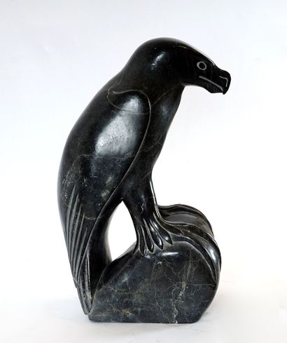 null TOOKALOOK, Thomassie (actif XXe)

"Falcon"

Pierre à savon sculptée

Signée...