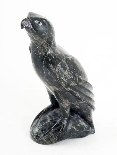 null SIVUARPIK SHEEG, Joshua (1949-2011)

Aigle

Pierre à savon sculptée

Signée...