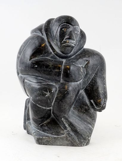 null ANAUTA, Adamie Alaku (1946-)

Chasseur

Pierre à savon sculptée

Signée et numérotée...