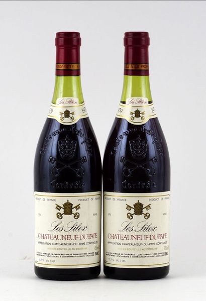 null Les Silex 1979

Chateauneuf-du-Pape Appellation Contrôlée

Niveau B

2 bout...