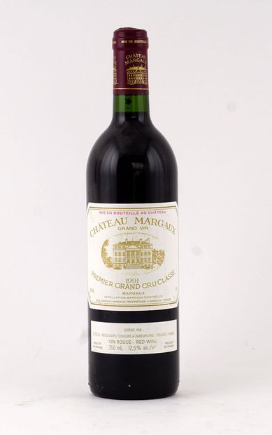  Château Margaux 1991 
Margaux Appellation Contrôlée 
Niveau A 
1 bouteille