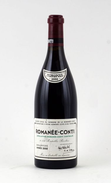 null Romanée-Conti 2000, DRC - 1 bouteille (Bistro à Champlain)