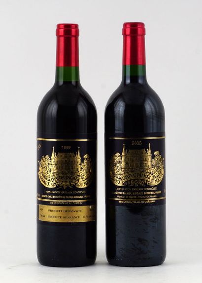 Château Palmer 1989 2003 - 2 bouteilles