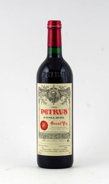  Pétrus 1999 
Pomerol Appellation Contrôlée 
Niveau A 
1 bouteille