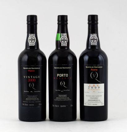 null S.leciton de Portos de Quinta de Ventozelo - 3 bouteilles