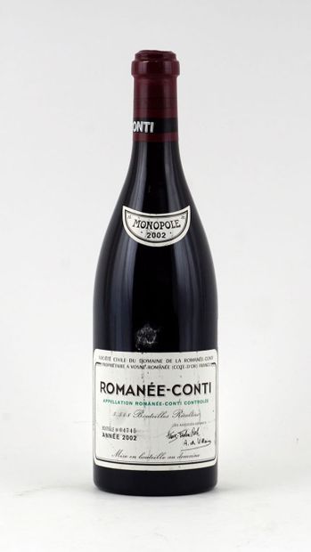  Romanée-Conti 2002 
Romanée-Conti Appellation Contrôlée 
Société Civile du Domaine...