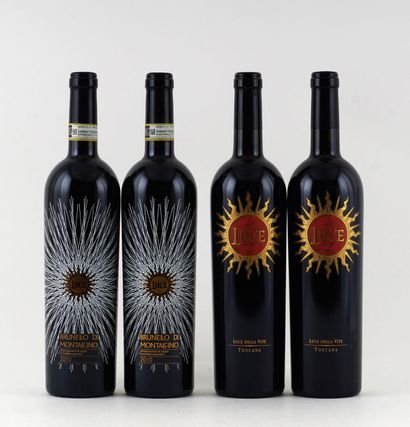 null Luce 2010

Brunello di Montalcino D.O.C.G.

Niveau A

2 bouteilles



Luce 2013

Toscana...