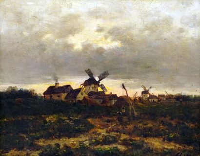 null CHITTUSSI, Antonin (1847-1891)

Untitled - Landscape with windmills

Oil on...