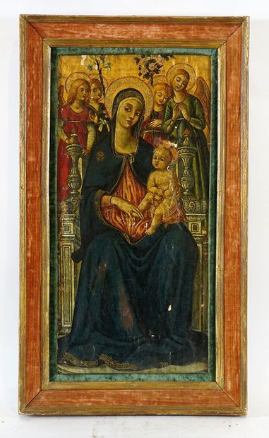 null EUROPEAN SCHOOL (AFTER PERIOD WORK)

Virgin with child

Oil on canvas

59x46cm...