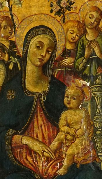 null ÉCOLE EUROPÉENNE (TRAVAIL ANCIEN)

Vierge à l'enfant

Huile sur panneau

59x46cm...