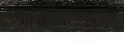 null D'ÉPINAY, Prosper (1836-1914)

"Jeanne au sacre" (1900)

Bronze à patine foncée...