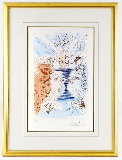 null DALI, Salvador (1904-1989)

"Le Baiser" (1971)

Etching

Signed on the lower...