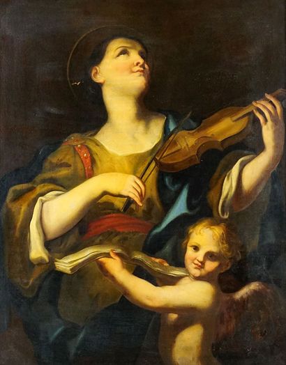 null ÉCOLE EUROPÉENNE XVIIIe

Cécile de Rome (Sainte-Cécile)

Huile sur toile

118x96cm...