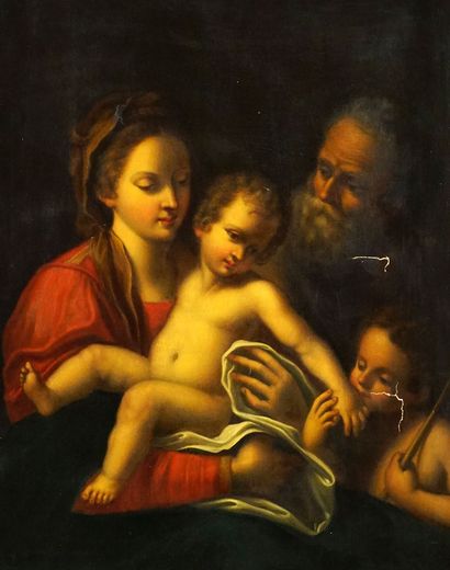 null D'Après RAPHAEL (Raffaello Sanzio, dit) (1483-1520)

"La Sainte Famille avec...