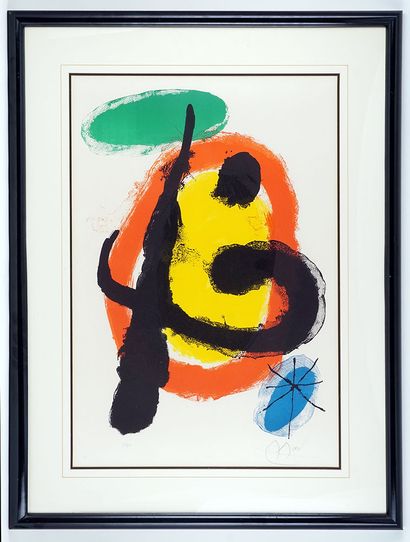 null MIRO, Joan (1893-1983)

"Exhibition Mural Paintings (1961)"

Lithographie

Signée...