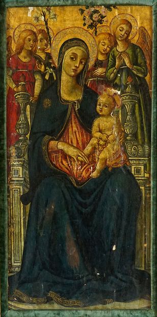 null ÉCOLE EUROPÉENNE (TRAVAIL ANCIEN)

Vierge à l'enfant

Huile sur panneau

59x46cm...