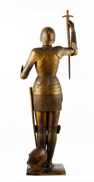 null CARLES, Antonin Jean Paul (1851-1919)

Jeanne d'Arc prétant serment

Bronze...