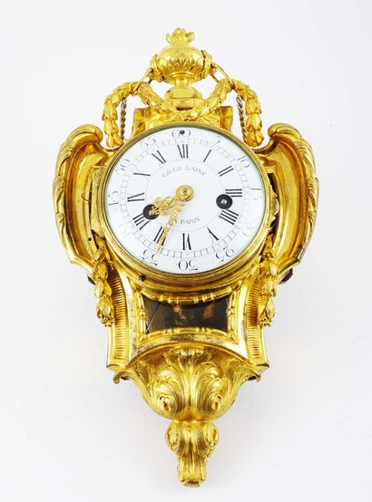 null PIERRE GILLES dit "L'AINÉ", reçu maître horloger en 1746 - Cartel d'applique...