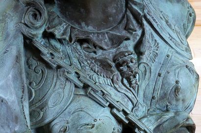 null ÉCOLE EUROPÉENNE XIXe

Athéna, déesse de la guerre

Bronze à patine verte

H:76cm...