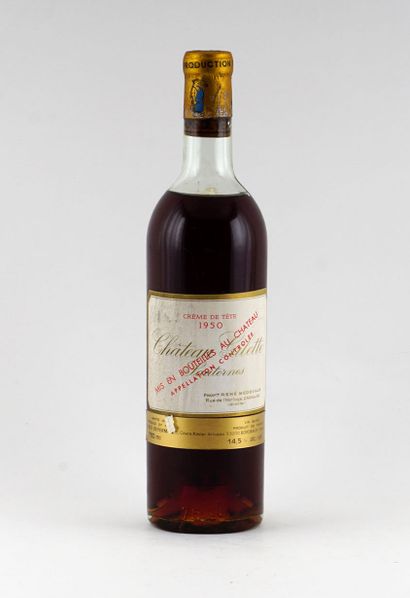 null Château Gilette Crème de Tête 1950
Sauternes Appellation Contrôlée
Niveau bas
1...