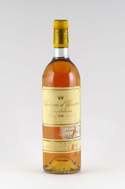 null Château d’Yquem 1980
Sauternes Appellation Contrôlée
Niveau B
1 bouteille