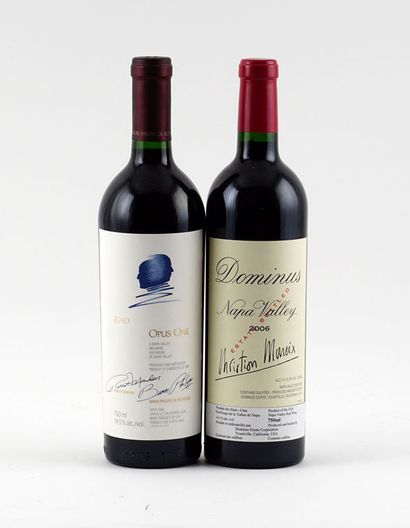 Opus One 2010 Dominus 2006 - 2 bouteille...