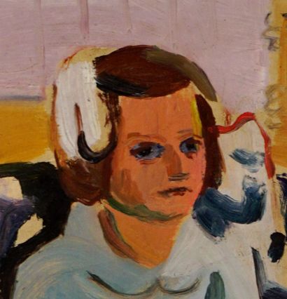null SMITH, Marjorie (Jori) (1907-2005)

"Francine"

Huile sur carton

Signée en...