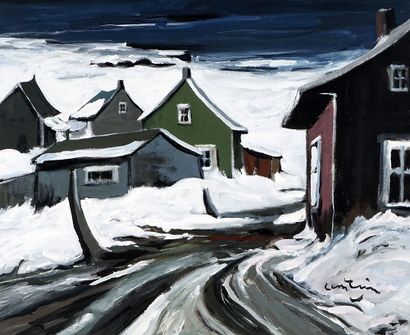 CANTIN, Roger (1930-) 
Untitled - Village...
