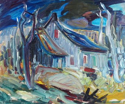 null RICHARD, René Jean (1895-1982)

Ancestral house

Oil on board

Signed on the...