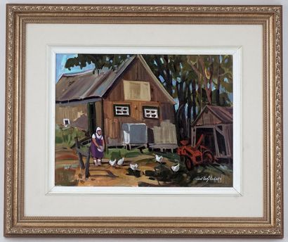 null LECOR, Tex (1933-2017)

Untitled - Farm

Oil on canvas

Signed on the lower...