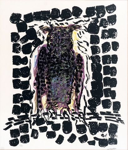 null RIOPELLE, Jean-Paul (1923-2002)

"Hibou X" (1970)

Lithograph

Signed on the...