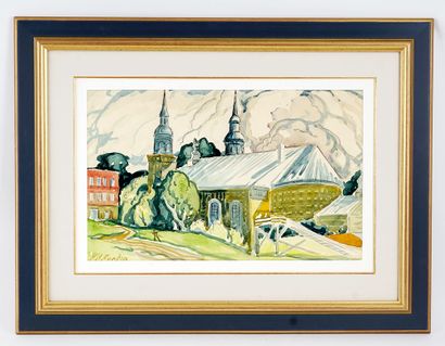 null FORTIN, Marc-Aurèle (1888-1970)

Church, Montreal

Watercolour

Signed on teh...