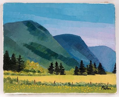 null PICHER, Claude (1927-1998)

"Dans le parc de la Gaspésie"

Oil on canvas

Signed...