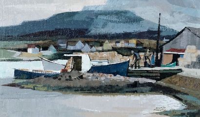null HASSELL, Hilton MacDonald (1910-1980)

"Fog approaching Margaree Hbr., N.S."

Huile...