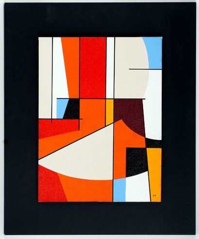 null TOUPIN, Fernand (1930-2009)

"Diagon No 1"

Acrylic on board

Signed on the...