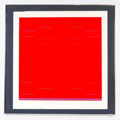 null GAUCHER, Yves (1934-2000) 

"Cardinal Raga"

Screenprint in colors on paper

Contemporary...