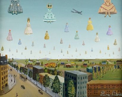 null ABRIEU, Liane (1947-)

"La mode parachute"

Huile sur toile

Signée en bas à...
