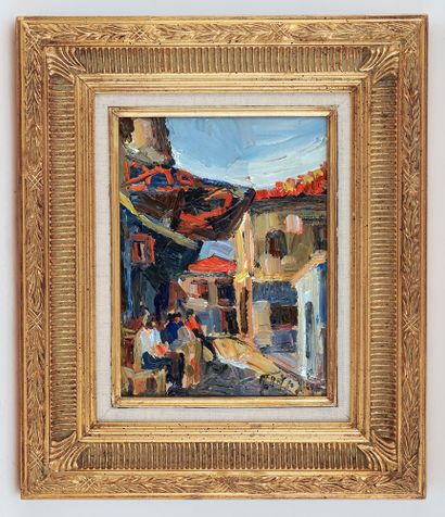 null TATOSSIAN, Armand (1951-2012)

"Terrace"

Oil on canvas

Signed on the lower...