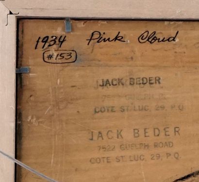 null BEDER, Jack (1910-1987)

"Pink cloud"

Huile sur panneau

Signée en bas à gauche:...