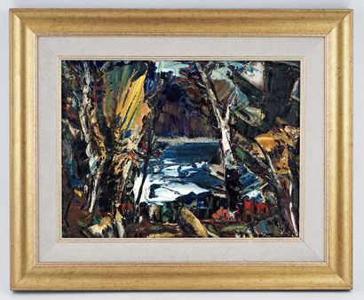 null GIUNTA, Joseph (1911-2001)

"Paysage, Que"

Oil on canvas board

Signed on the...