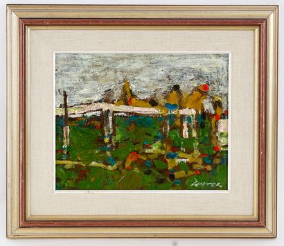 null WINTER, William Arthur (1909-1996)

"On the dock"

Oil on canvas board

Signed...