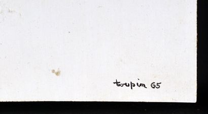 TOUPIN, Fernand (1930-2009) 
Sans titre 
Acrylique sur panneau 
Signée et datée...