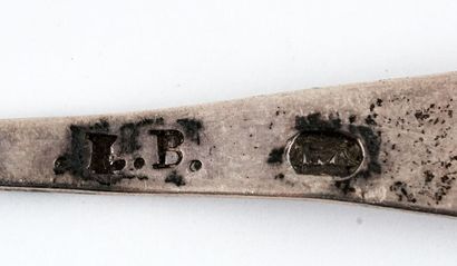 null AMIOT, Laurent (1764-1838)



Hallmarked silver spoon.

Silversmith hallmark.

Quebec,...