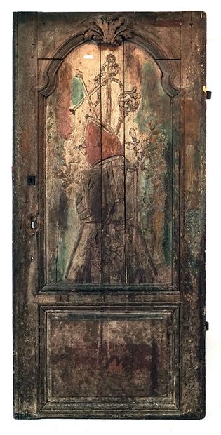 null ARCHITECTURE



Importante porte en bois sculpté et polychrome à décor en relief...