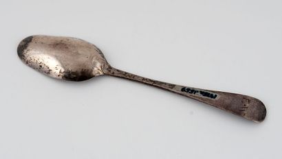 null QUEBEC XIX CENTURY / 19th CENTURY



Hallmarked silver spoon.

Silversmith hallmark.

Quebec,...