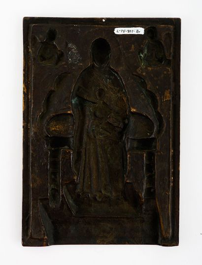 null VIERGE MARIE / VIRGIN MARY



Plaque de métal représentant un bas-relief d'une...