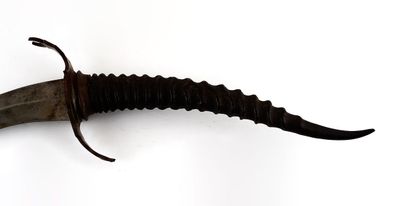 null Tuareg type dagger in metal and gazelle horn.



Length : 66,5 cm / 26 1/8"