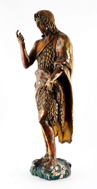 null JEAN-BAPTISTE



Statuette en bois peint de Jean-Baptiste, prédicateur juif...