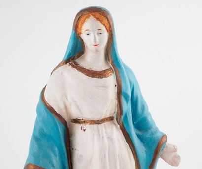 null VIERGE MARIE / VIRGIN MARY



Vierge Marie en plâtre polychrome.



H: 46cm...