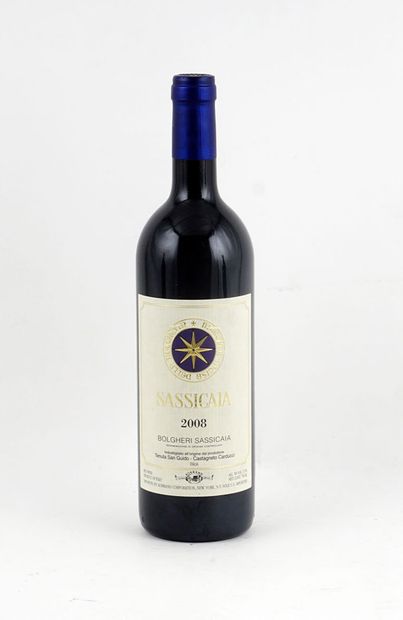 null Sassicaia 2008 - 1 bouteille